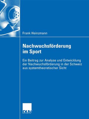 cover image of Nachwuchsförderung im Sport